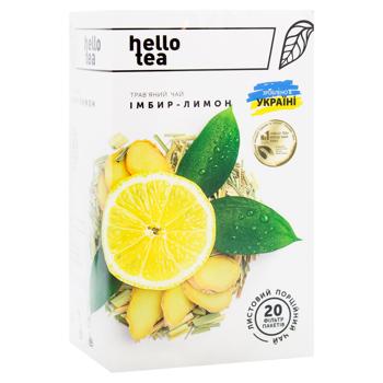 Чай Hello Tea імбир-лимон 60г - купити, ціни на ULTRAMARKET - фото 1