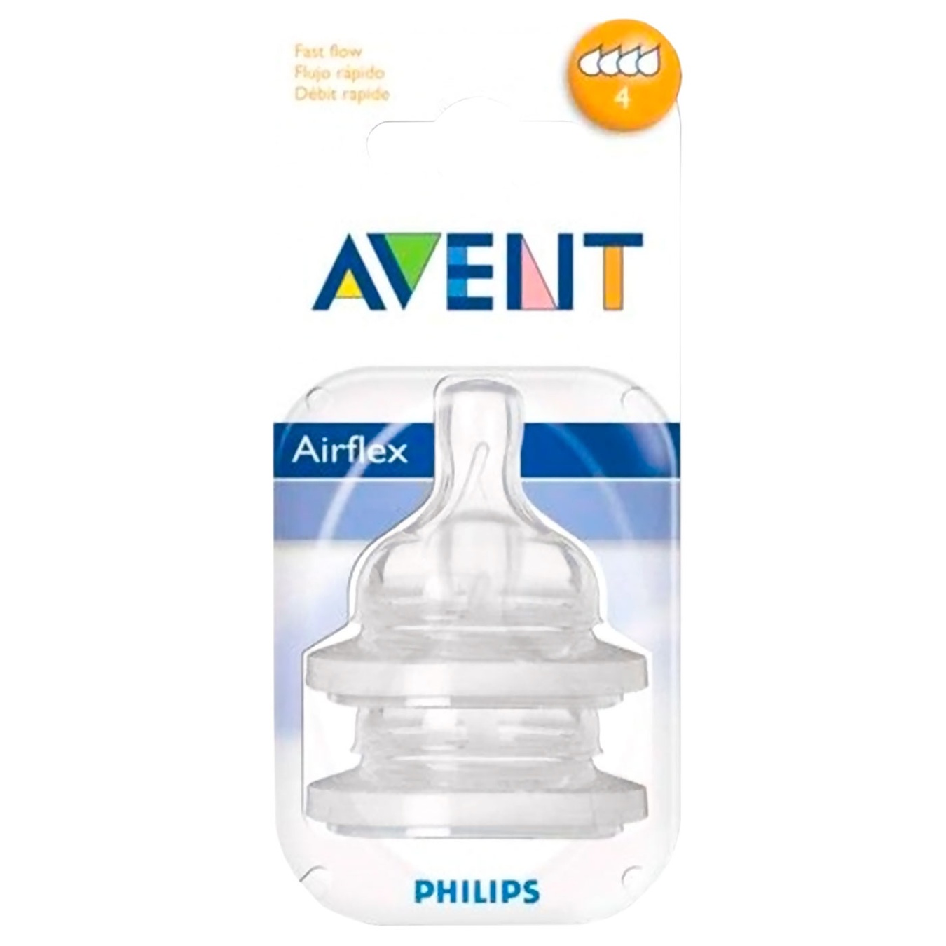 

Соска Philips Avent серии Classic+ быстрый поток 6мес+ 2шт