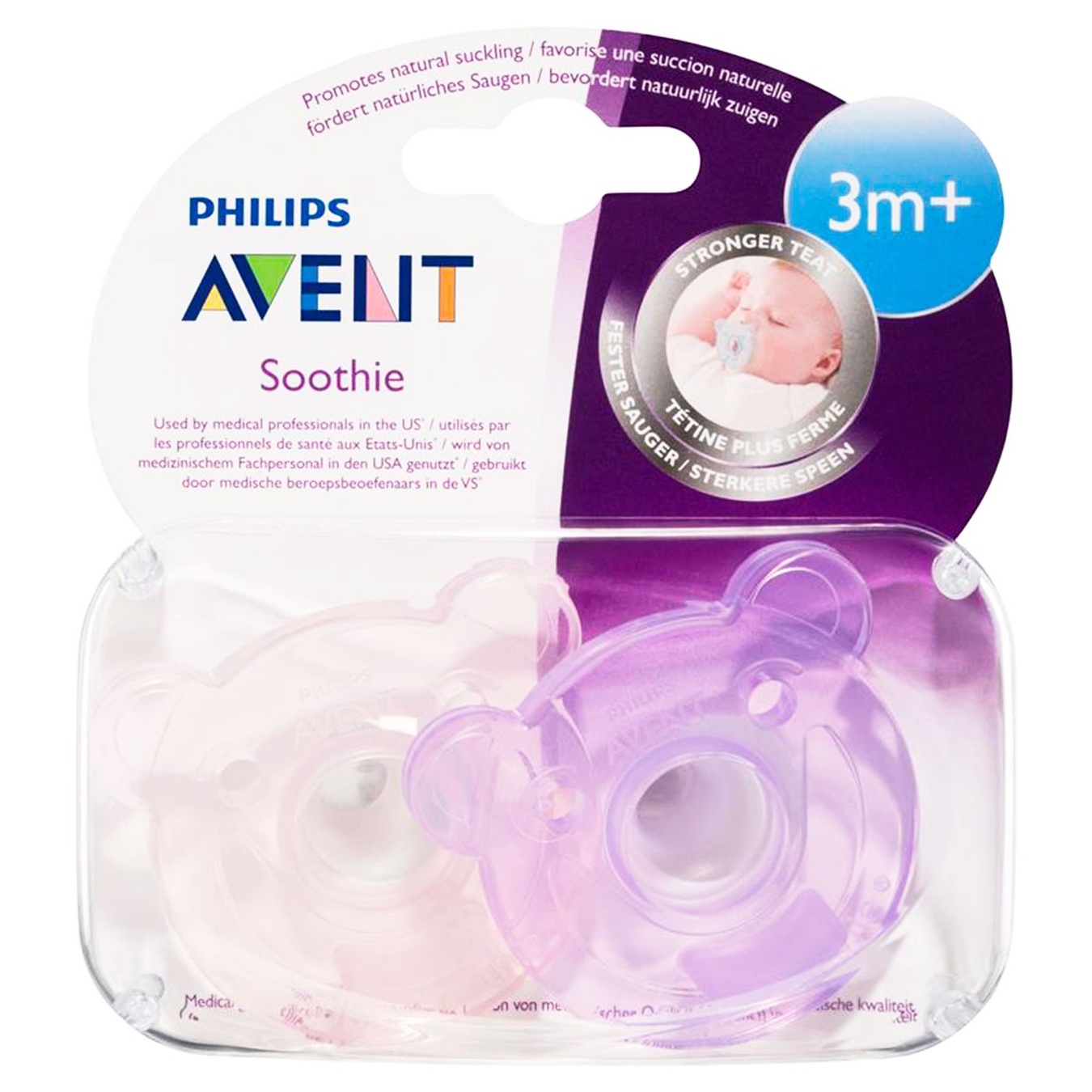 

Пустышка Avent Soothie Shapes 3+мес 2шт