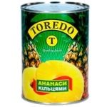 Ананас Toredo кільцями 565г