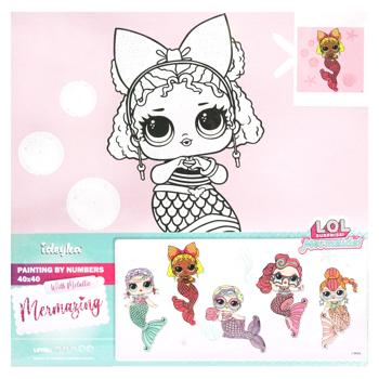 Картина за номерами Ideyka L.O.L. Surprise! 40x40см - купити, ціни на - фото 4