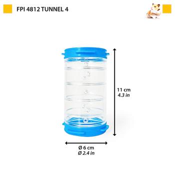 Ferplast FPI 4812 Tunnel 4 Rodent Tunnel 11x6cm - buy, prices for MasterZoo - photo 2