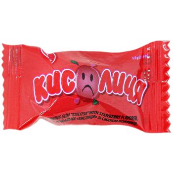 Monzhar Kislitsa Strawberry Chewing Gum 3.5g - buy, prices for Auchan - photo 1