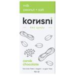 Шоколад молочний Korusni Арахіс-сіль 90г