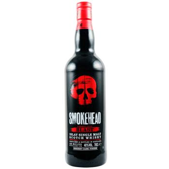 Smokehead Sherry Bomb Box Whiskey 48% 0.7l - buy, prices for MegaMarket - photo 1