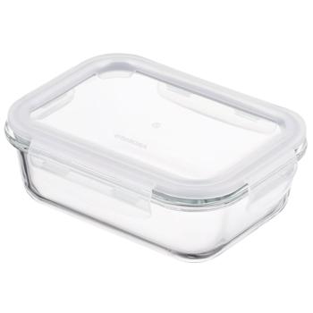Ardesto Gemini Rectangular Glass Container 0.66l