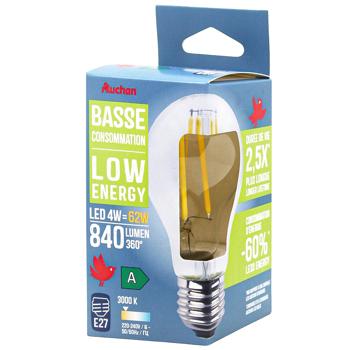 Auchan LED Lamp E27 4W 3000K - buy, prices for Auchan - photo 1