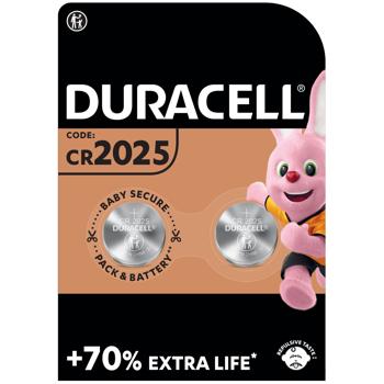 Батарейки Duracell CR2025 специализированные литиевые 2шт - купить, цены на Auchan - фото 2