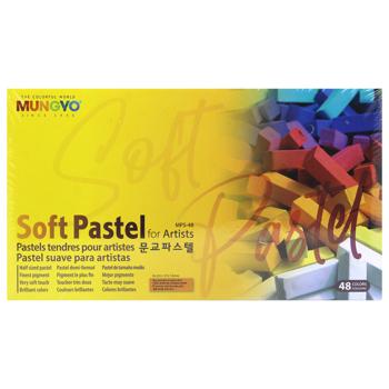 Пастель суха Mungyo MPS-48 1/2 м'яка 48 кольорів - купити, ціни на За Раз - фото 1