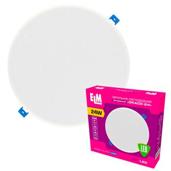 ELM Lamp LED Built-in Round Grace 24W 4000 26-0093 - buy, prices for MegaMarket - photo 1