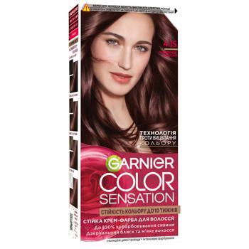 Garnier Color Sensation 4.15 Ice Chestnut Hair Dye - buy, prices for NOVUS - photo 1