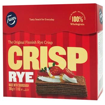 Хлібці Fazer житні 200г - купити, ціни на Восторг - фото 1