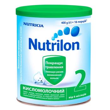 Смесь молочная Nutrilon Кисломолочный 2 с 6 месяцев 400г - купить, цены на КОСМОС - фото 1