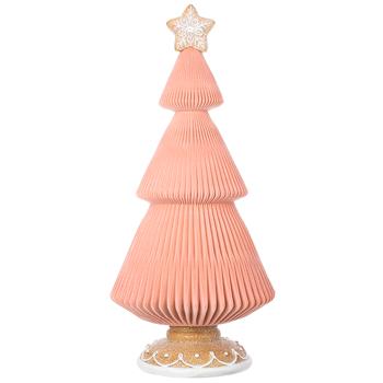 Bona Di Marshmallow and Gingerbread Christmas Tree with Flock Coating Figure 20x20x44cm Pink - buy, prices for - photo 3