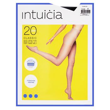 Колготки Intuicia Classic женские черные 20ден 4р - купить, цены на NOVUS - фото 1