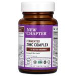 Цинк, пищевой комплекс, Zinc, New Chapter, 60 таблеток