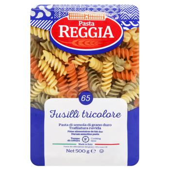 Reggia Fusilli Tricolore Pasta 500g - buy, prices for Chudo Market - photo 1
