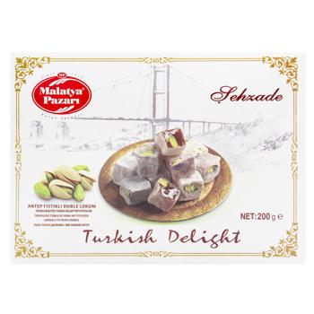 Рахат-лукум Malatya Pazari двойной с фисташкой 200г - купить, цены на - фото 2