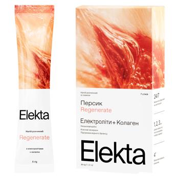 Напій розчинний Elekta Regenerate з електролітами та колагеном 5г  - купить, цены на Grono - фото 1