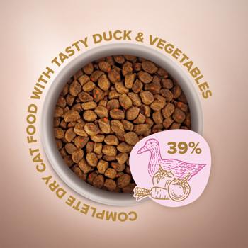 Club 4 Paws Premium Selection Dry Food with Duck and Vegetables for Cats 1.5kg - buy, prices for MasterZoo - photo 2