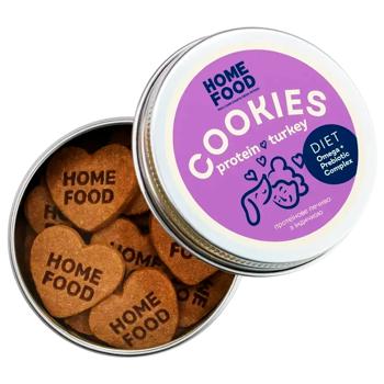 Home Food Protein Cookies with Turkey Snack for Dogs 80g - buy, prices for - photo 3