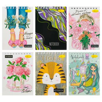 Apelsin Notebook A6 with Spring 40 Sheets in Assortment - buy, prices for EKO Market - photo 1