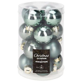 Koopman Set of Christmas Tree Balls 16pcs*35mm ARB102120