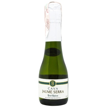 Jaume Serra Cava Brut Nature White Dry Wine 11.5% 200ml - buy, prices for MegaMarket - photo 1