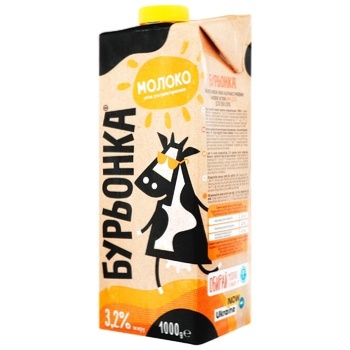 Burionka Ultrapasteurized Milk 3.2% 1l - buy, prices for NOVUS - photo 2