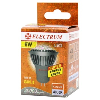 Electrum MR16 GU5.3 6W 4000К Led Bulb - buy, prices for ULTRAMARKET - photo 2