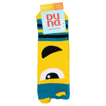 Носки Duna детские желтый 16-18р - купить, цены на - фото 1