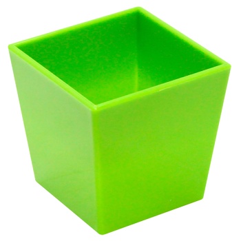 Flowerpot Square 65mm pistachio - buy, prices for MegaMarket - photo 1