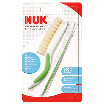 Nuk Green Comb with Brush - buy, prices for - photo 1