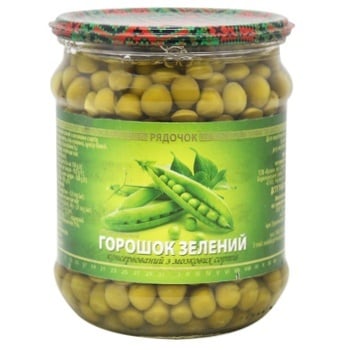 Ryadochok Green Peas 460g - buy, prices for COSMOS - photo 1