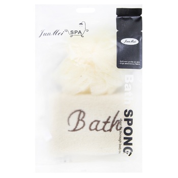 JunMei Bath Sponge 2pcs - buy, prices for COSMOS - photo 1