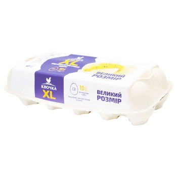 Kvochka XL Selected Chicken Eggs GH 10pcs - buy, prices for Auchan - photo 4