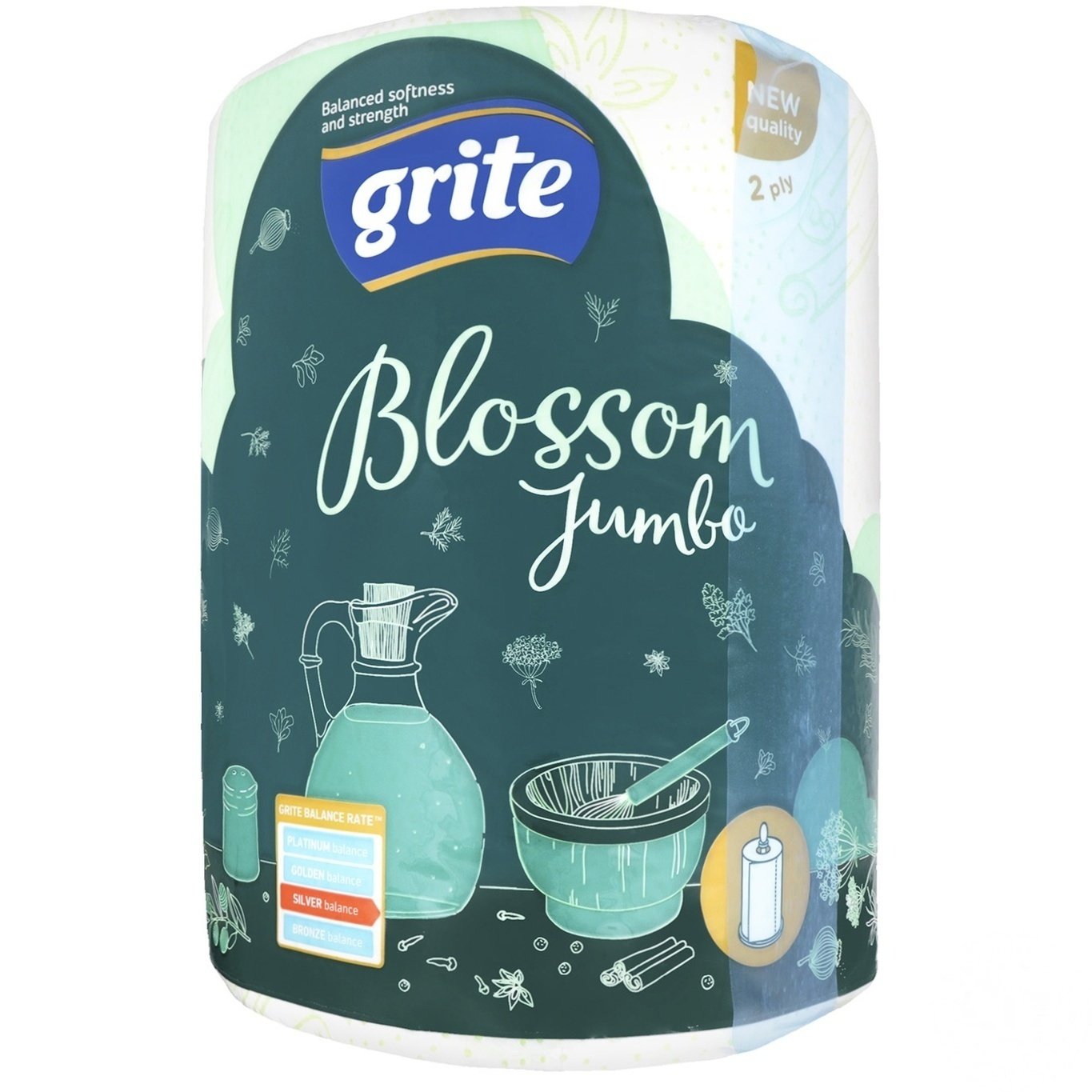 

Полотенце бумажное Grite Blossom Jumbo шт