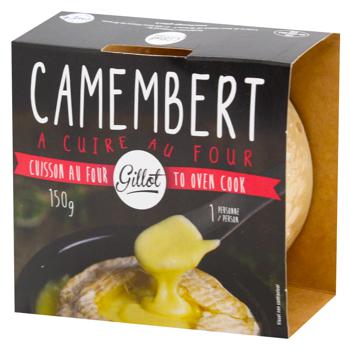 Сыр Gillot Camembert Au Four Petit Lait Pasteurise 150г - купить, цены на WINETIME - фото 1