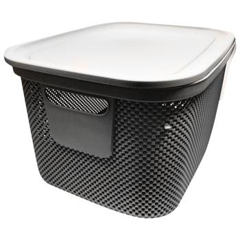 Коробка для хранения с крышкой 18л - купить, цены на Таврия В - фото 1