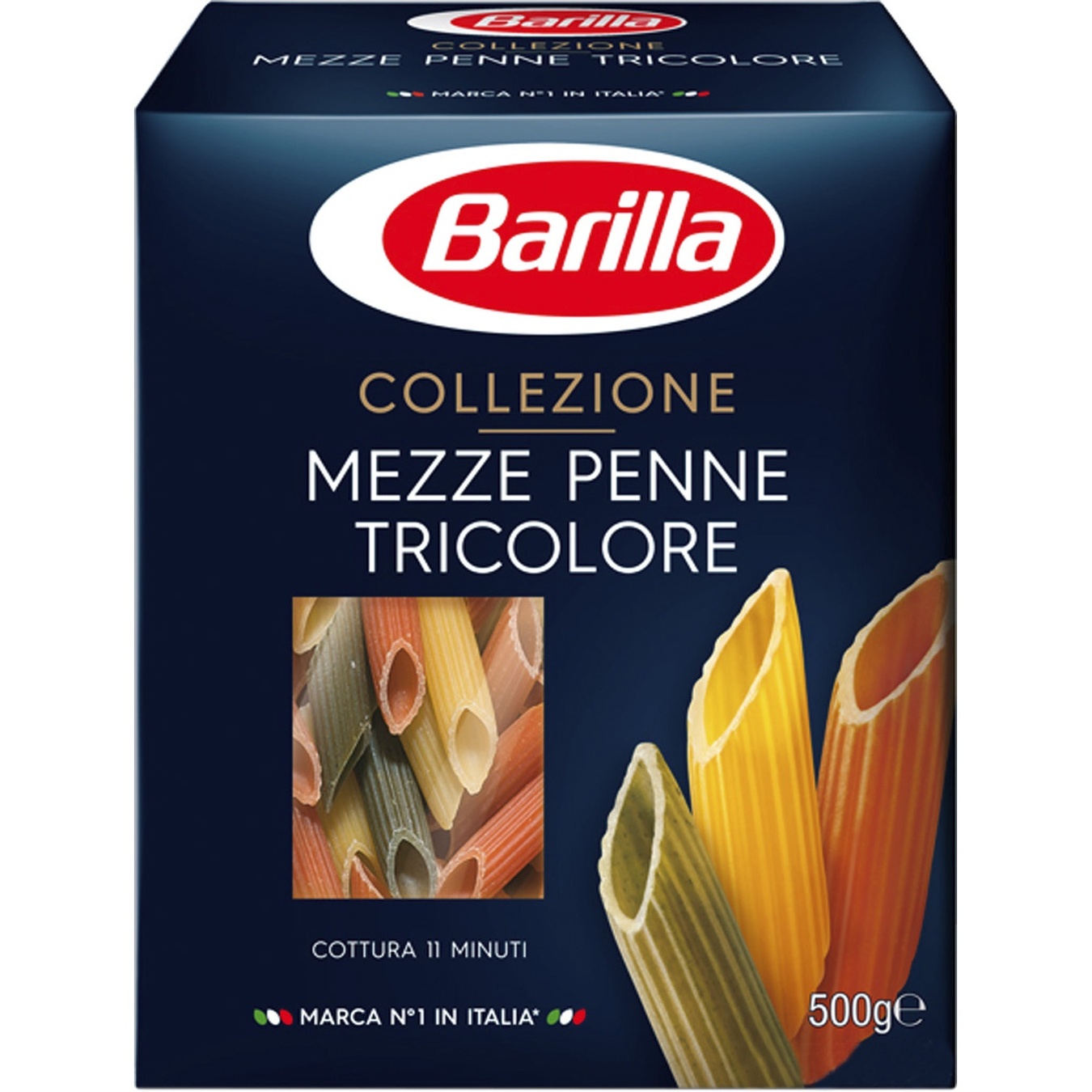 

Макароны Barilla Collezione Mezze Penne Tricolore 500г