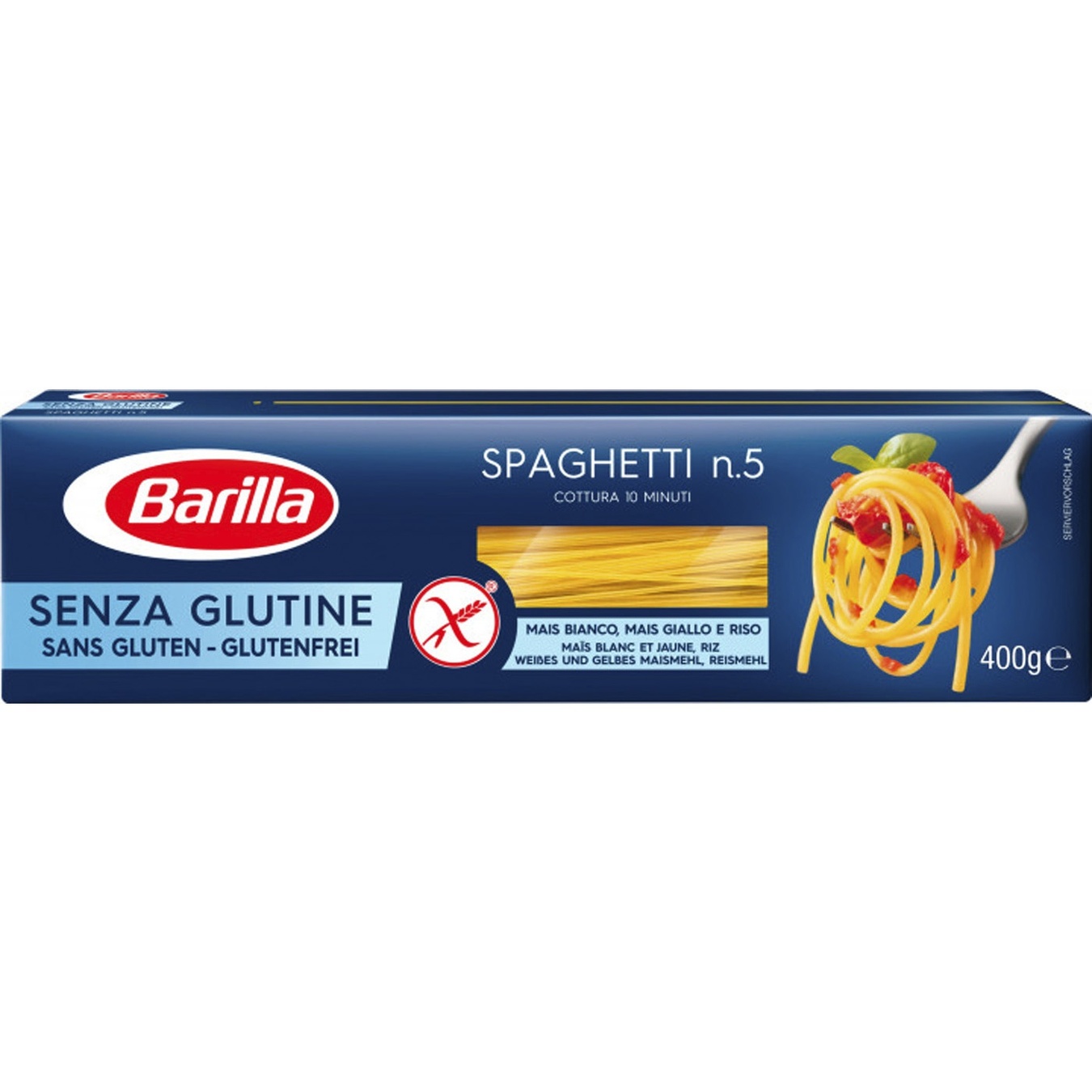 

Макаронные изделия Barilla Spaghetti №5 Senza Glutine 400г
