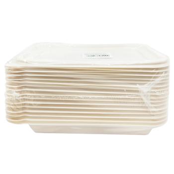 Бокс набір для їжі з кукурудзяного крохмалю 350мл 34901A-1 - купити, ціни на КОСМОС - фото 1