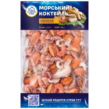 Морской коктейль Водный Мир замороженный 400г - купить, цены на КОСМОС - фото 1