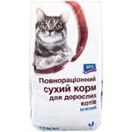 Корм сухий Aro з м'ясом для дорослих котів 2,5кг