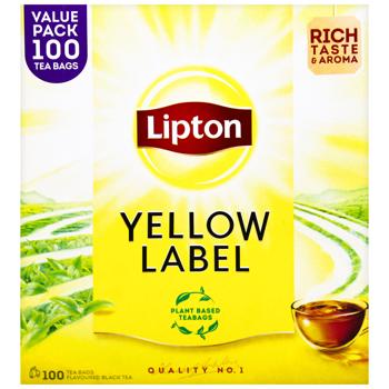 Чай чорний Lipton Yellow Label 2г*100шт - купити, ціни на Ідеал - фото 3