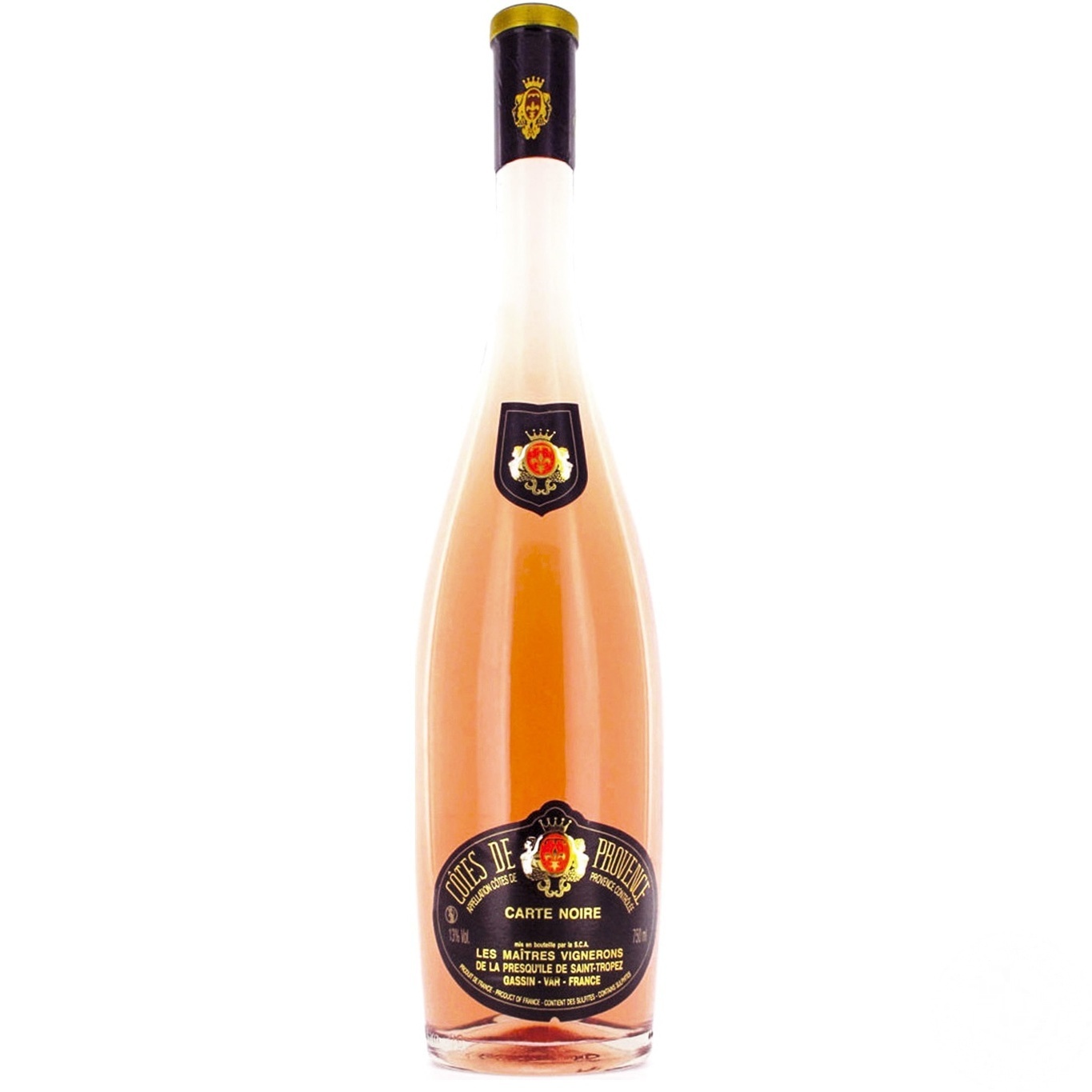 

Вино Saint Tropez Carte Noire Rose розовое сухое 13,5% 0,75л