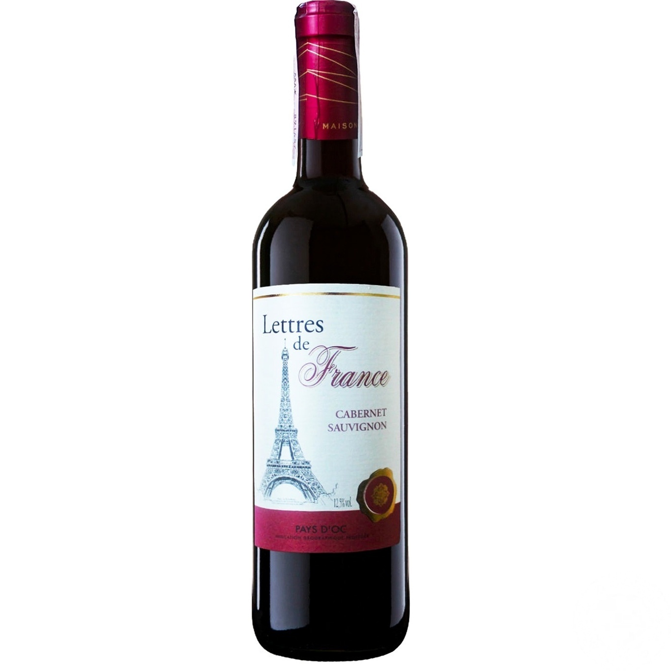 

Вино Lettres de France Cabernet Sauvignon красное сухое 12% 0,75л