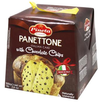 Fruitcake Pineta Panettone chocolate drops 500g Italy - buy, prices for COSMOS - photo 1