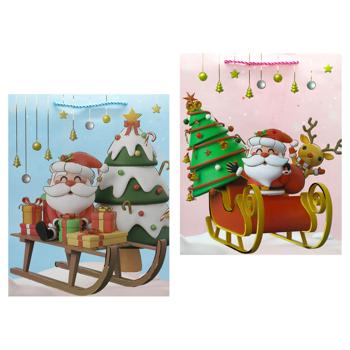 Пакет паперовий Angel Gifts Новорічний 26*32*10см - купити, ціни на МегаМаркет - фото 1