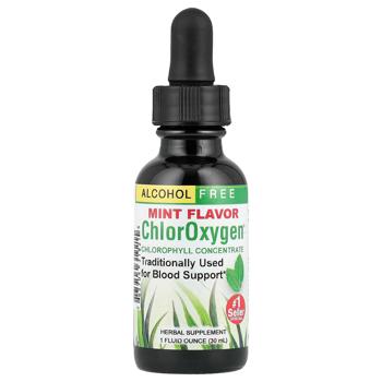 Herbs Etc. ChlorOxygen Mint Flavored Chlorophyll Concentrate 29.5ml